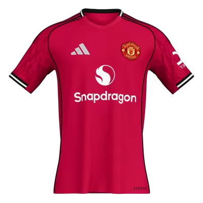 Manchester United Home Soccer Jersey 2025/26 Red - gojersey