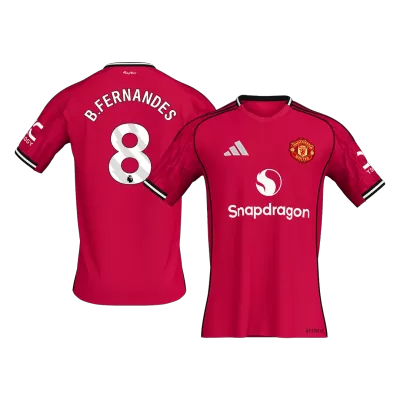 Manchester United B.FERNANDES #8 Home Soccer Jersey 2025/26 - gojersey