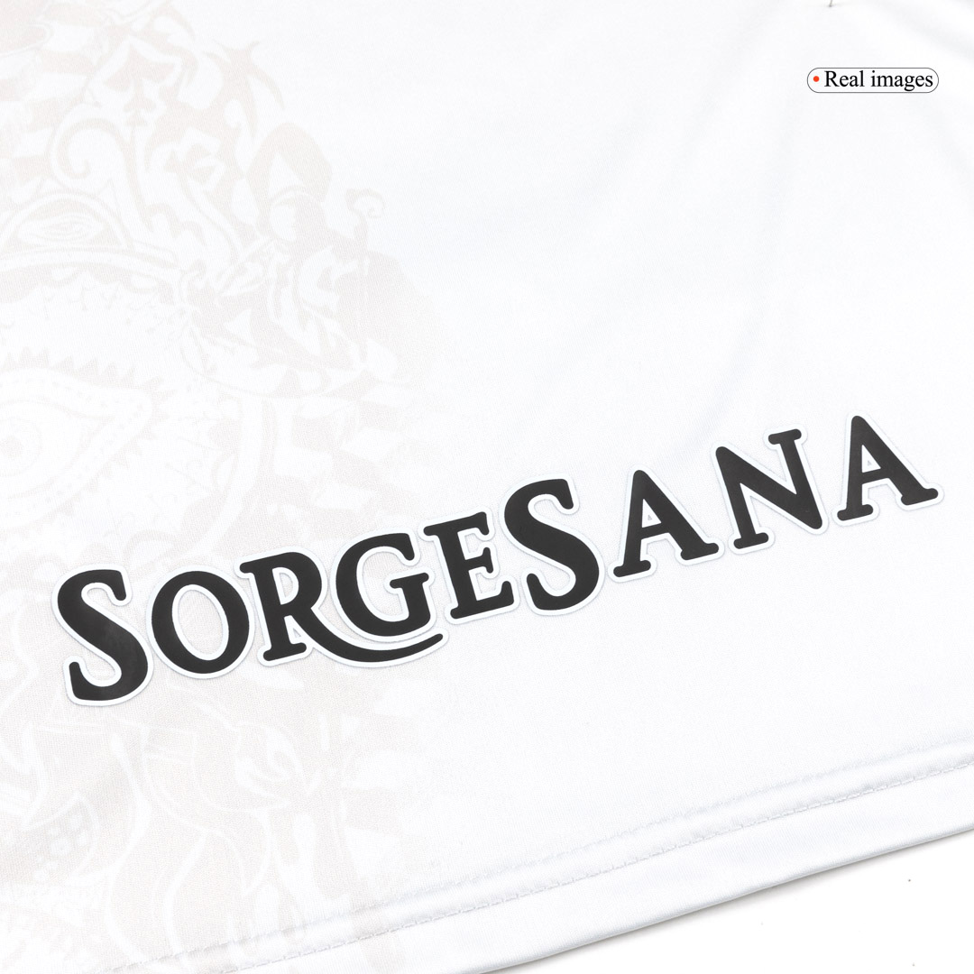 Kid's 25/26 Napoli Away Kit(Jersey+Shorts) White - gojersey