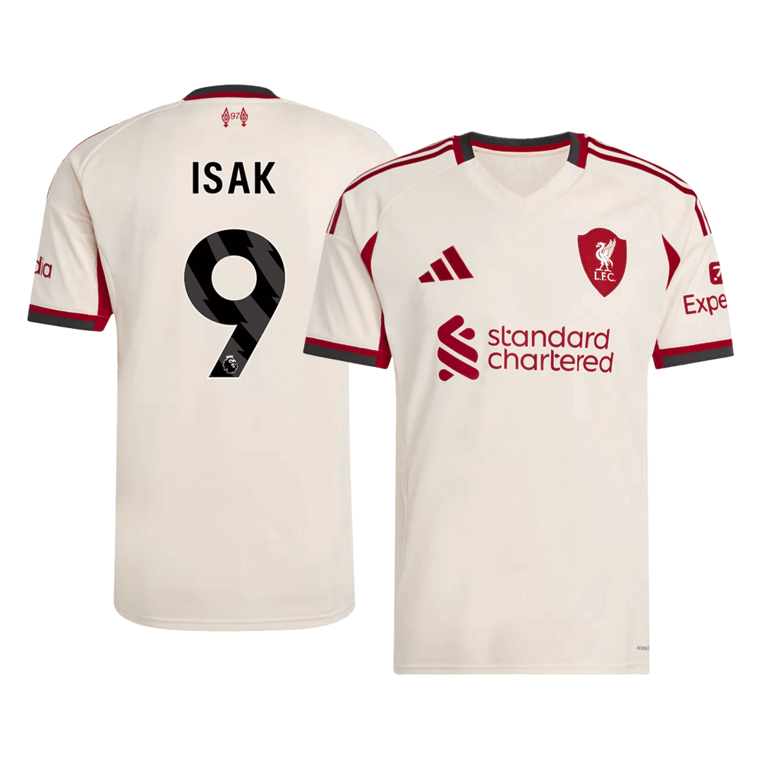 Liverpool ISAK #9 Away Soccer Jersey 2025/26 - gojersey