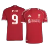 ISAK #9 Authentic Liverpool Home Soccer Jersey 25/26 Red - gojersey