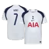 XAVI #7 Authentic Tottenham Hotspur Home Soccer Jersey 2025/26 White - UCL - gojersey