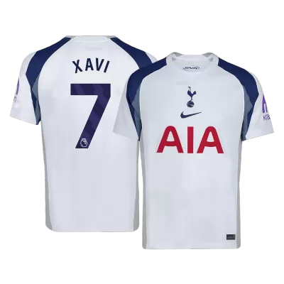 Tottenham Hotspur XAVI #7 Home Soccer Jersey 2025/26 - gojersey