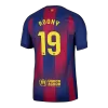ROONY #19 Authentic Barcelona Home Soccer Jersey 2025/26 Red&Blue - gojersey