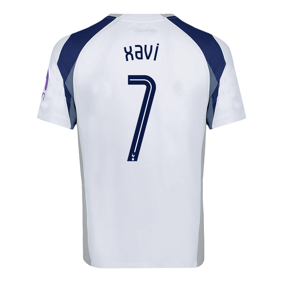 Tottenham Hotspur XAVI #7 Home Soccer Jersey 2025/26 - UCL Edition - gojersey