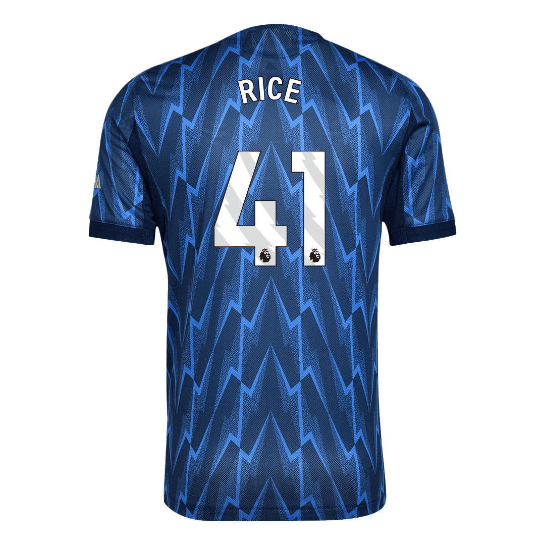 RICE #41 Authentic Arsenal Away Soccer Jersey 2025/26 Blue - gojersey