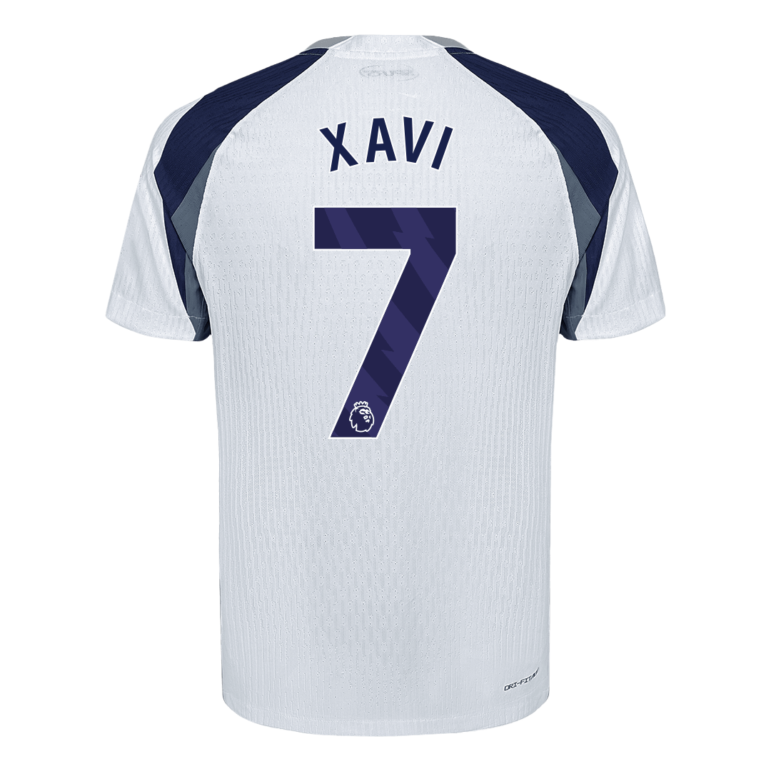XAVI #7 Authentic Tottenham Hotspur Home Soccer Jersey 2025/26 White - gojersey
