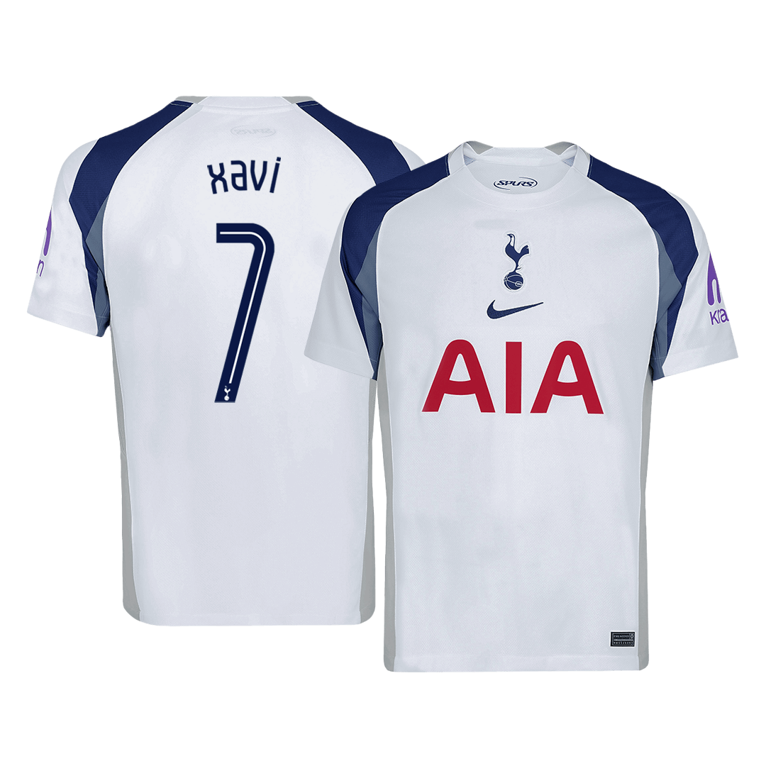 Tottenham Hotspur XAVI #7 Home Soccer Jersey 2025/26 - UCL Edition - gojersey