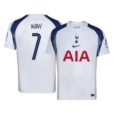 Tottenham Hotspur XAVI #7 Home Soccer Jersey 2025/26 - UCL Edition - gojersey