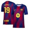 Barcelona ROONY #19 Home Soccer Jersey 2025/26 - gojersey