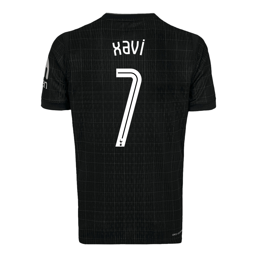 Tottenham Hotspur XAVI #7 Away Soccer Jersey 2025/26 - UCL Edition - gojersey