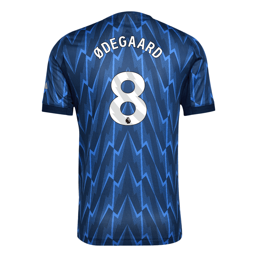 ØDEGAARD #8 Authentic Arsenal Away Soccer Jersey 2025/26 Blue - gojersey