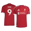 ISAK #9 Authentic Liverpool Home Soccer Jersey 25/26 Red - gojersey