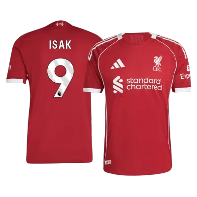 ISAK #9 Authentic Liverpool Home Soccer Jersey 25/26 Red - gojersey