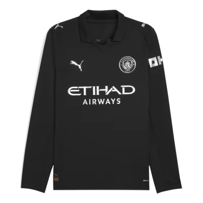 Manchester City Long Sleeve Away Soccer Jersey 2025/26 - gojersey