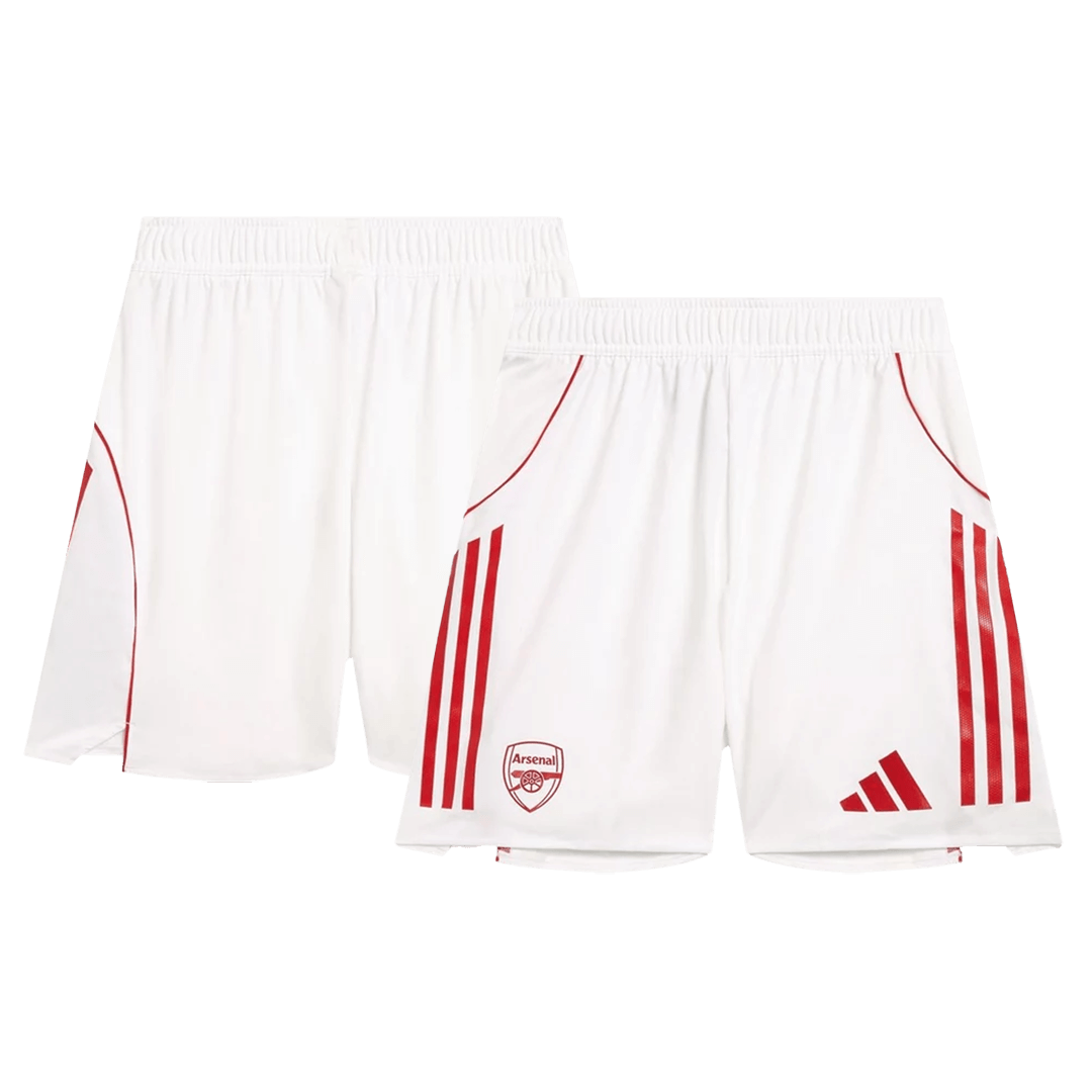 Arsenal Home Soccer Shorts Authentic 2025/26 - gojersey
