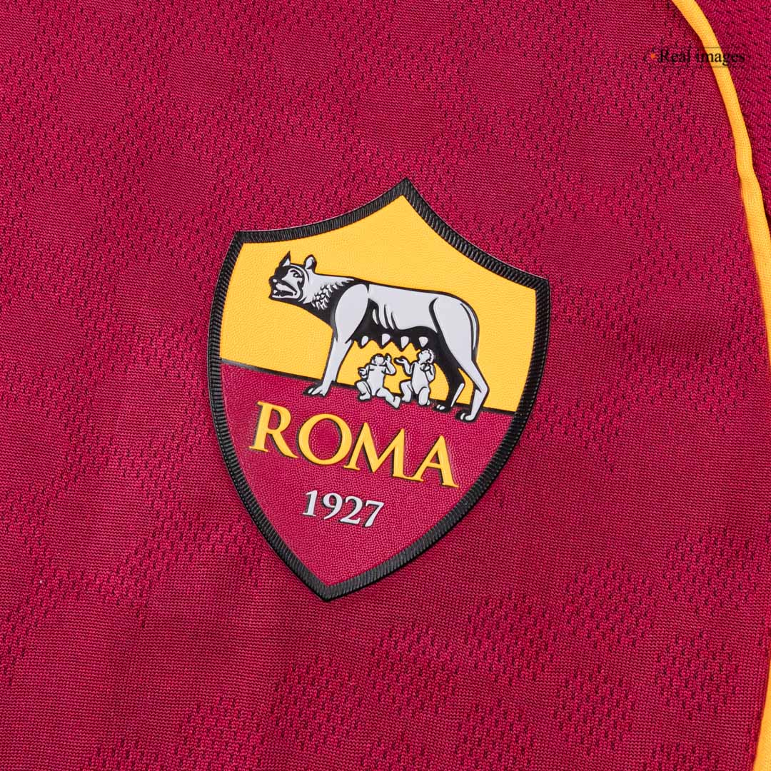 Authentic 25/26 Roma Home Soccer Jersey Red - gojersey