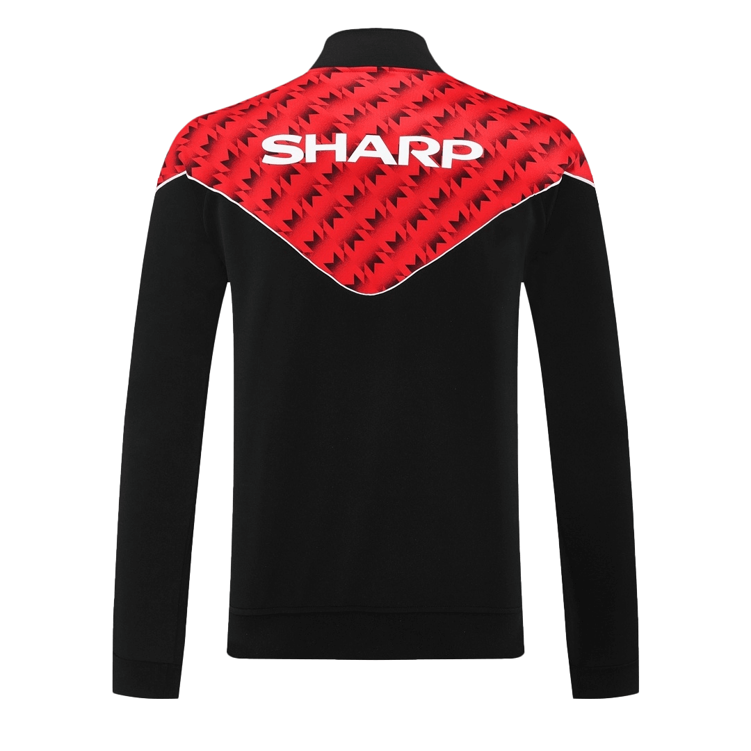 25/26 Manchester United Training Jacket Red&Black - gojersey