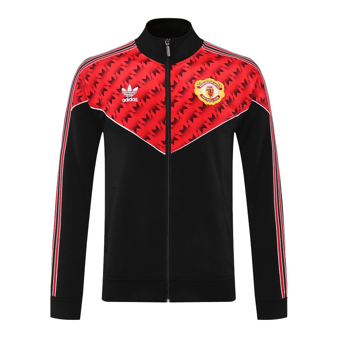 Manchester United Training Kit 2025/26 - Red&Black (Jacket+Pants) - gojersey