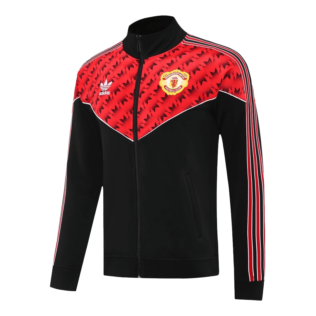 25/26 Manchester United Training Jacket Red&Black - gojersey