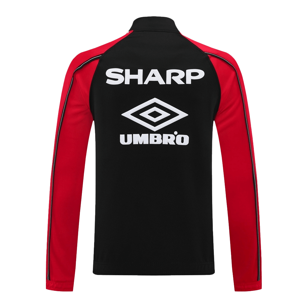 25/26 Manchester United Training Jacket Red&Black - gojersey