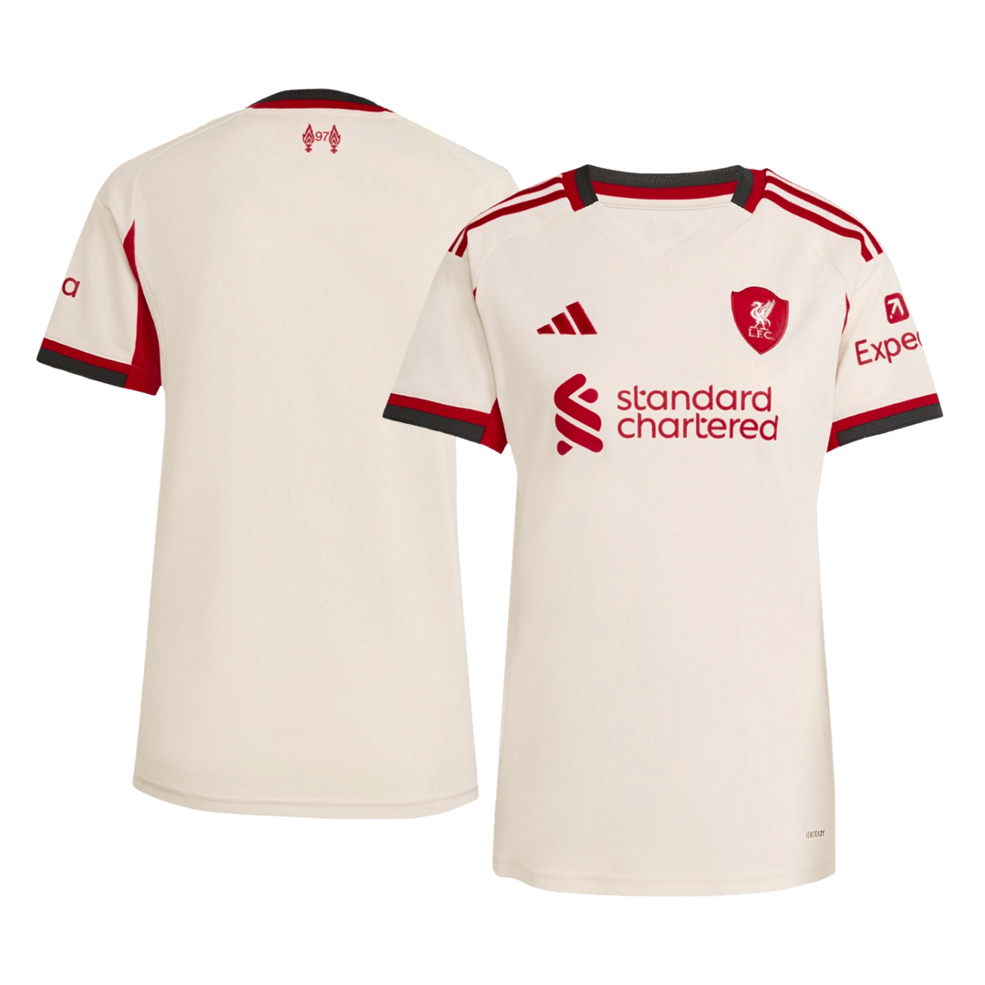 Women's Liverpool Away Soccer Jersey 2025/26 - gojersey