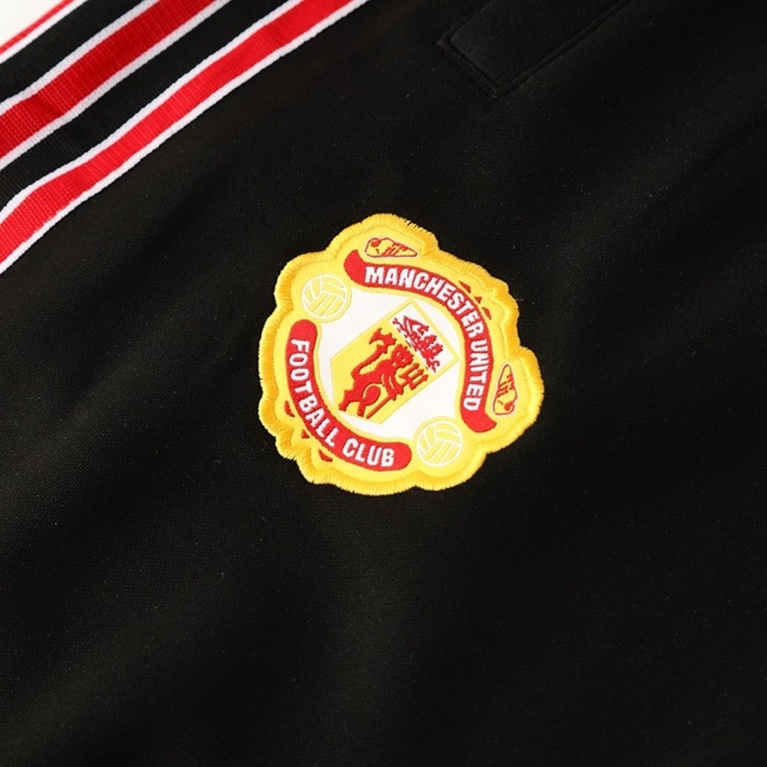 Manchester United Training Kit 2025/26 - Red&Black (Jacket+Pants) - gojersey