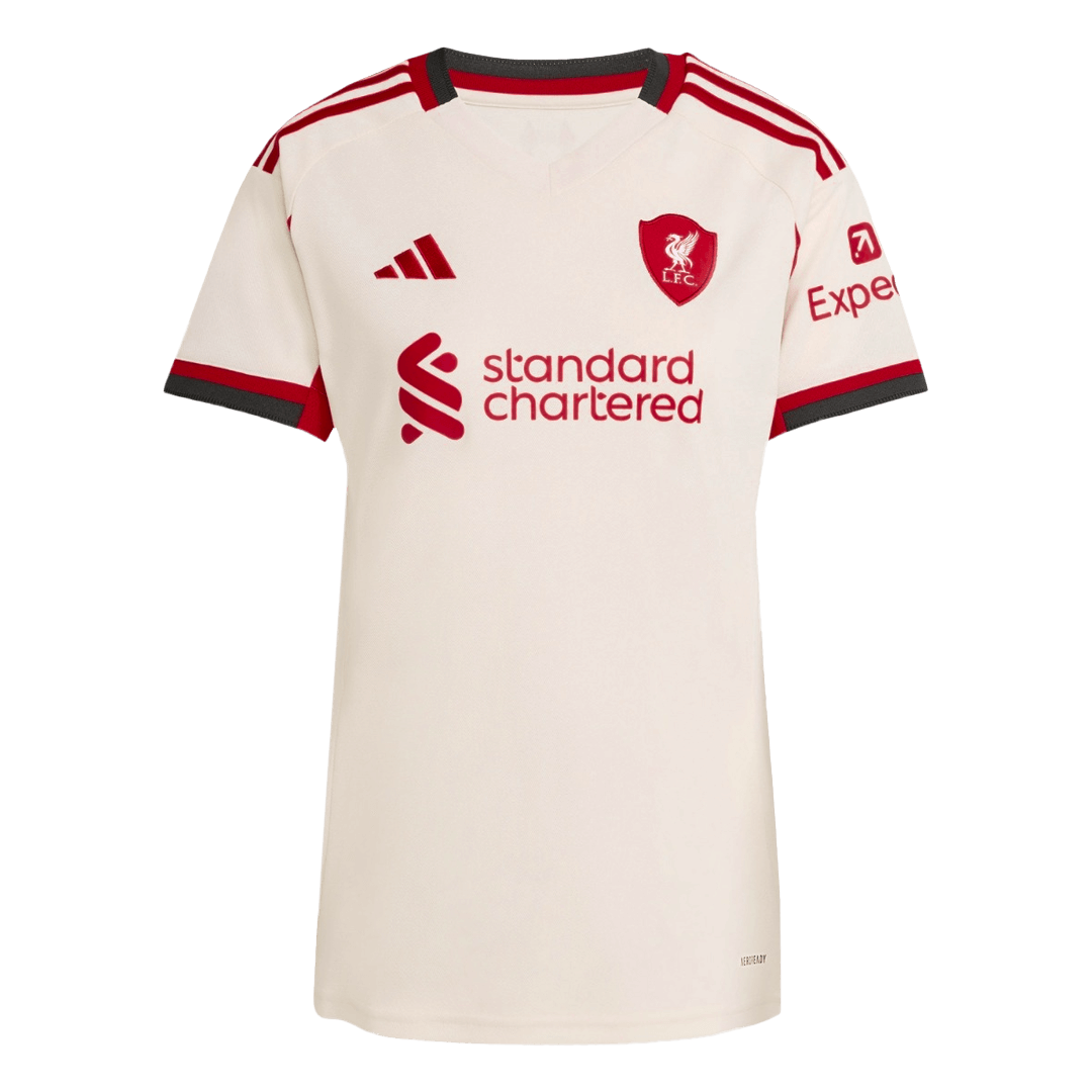 Women's Liverpool Away Soccer Jersey 2025/26 - gojersey