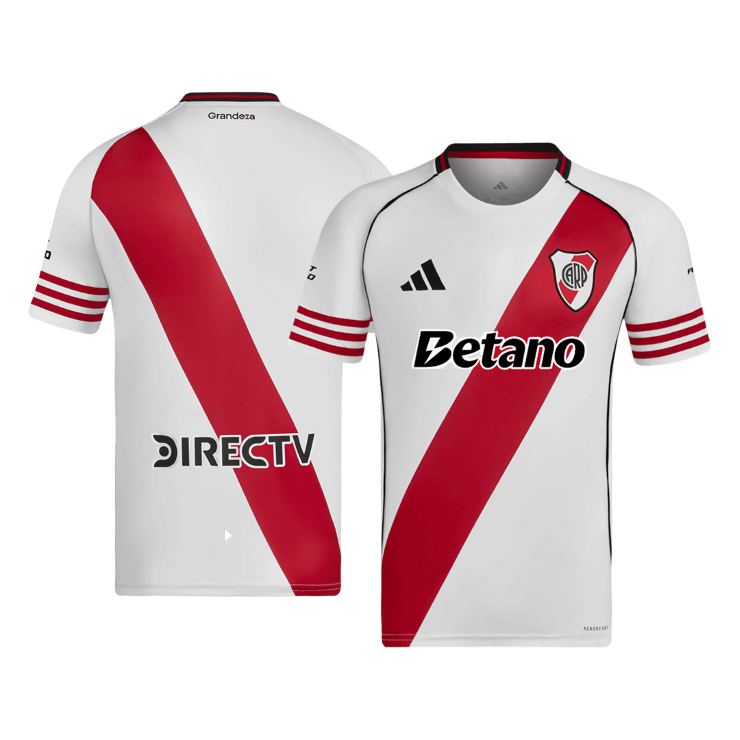 River Plate Home Soccer Jersey 2025/26 - gojersey