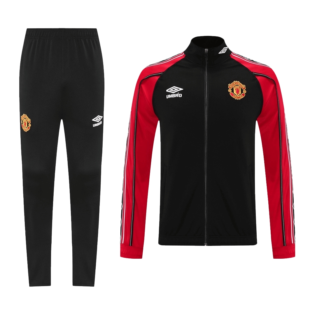 Manchester United Training Kit 2025/26 - Red&Black (Jacket+Pants) - gojersey