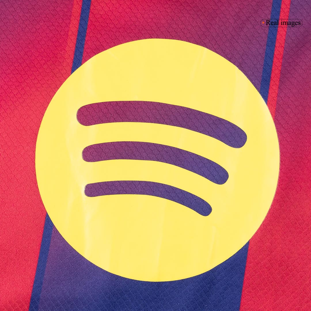 Barcelona Long Sleeve Home Soccer Jersey 2025/26 - gojersey