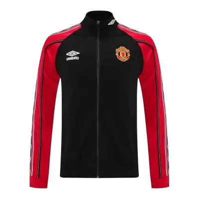 25/26 Manchester United Training Jacket Red&Black - gojersey