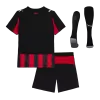Kid's AC Milan Home Soccer Jersey Kit(Jersey+Shorts+Socks) 2025/26 Red&Black - gojersey