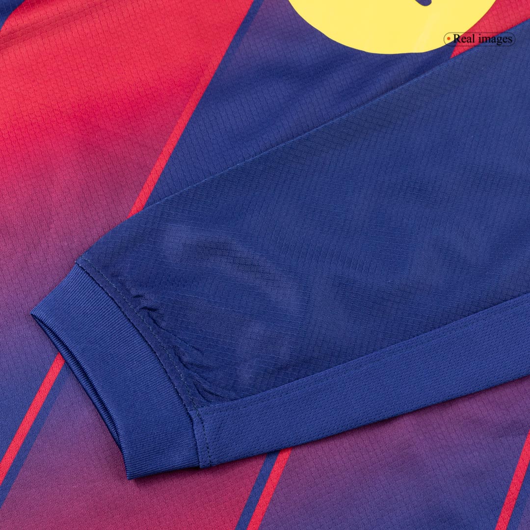 Barcelona Long Sleeve Home Soccer Jersey 2025/26 - gojersey
