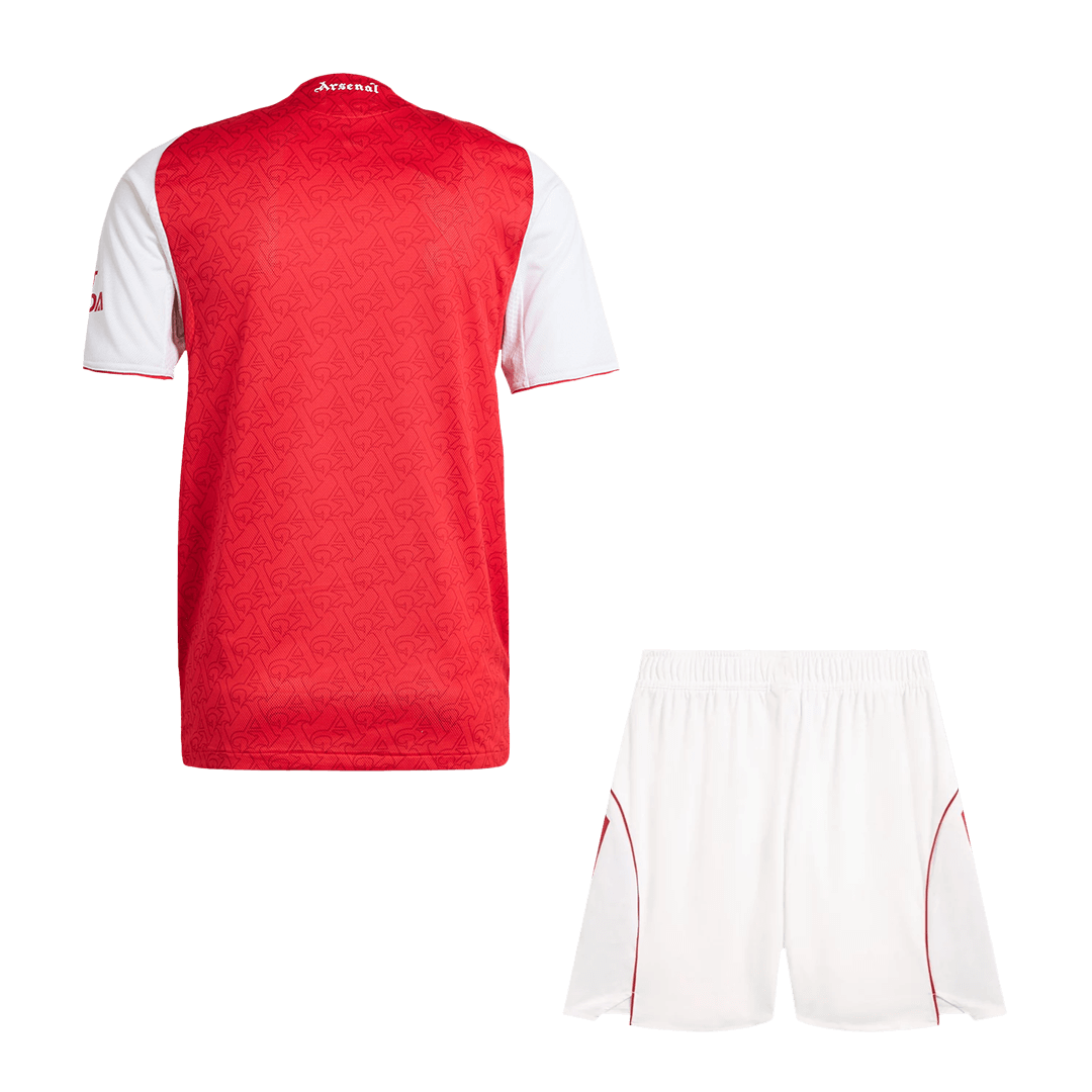 Authentic Arsenal Home Soccer Jersey Kit(Jersey+Shorts) 2025/26 Red - gojersey