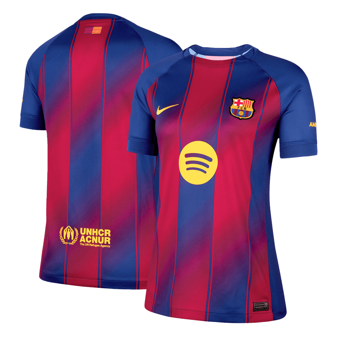 Women's Barcelona Home Soccer Jersey 2025/26 - gojersey