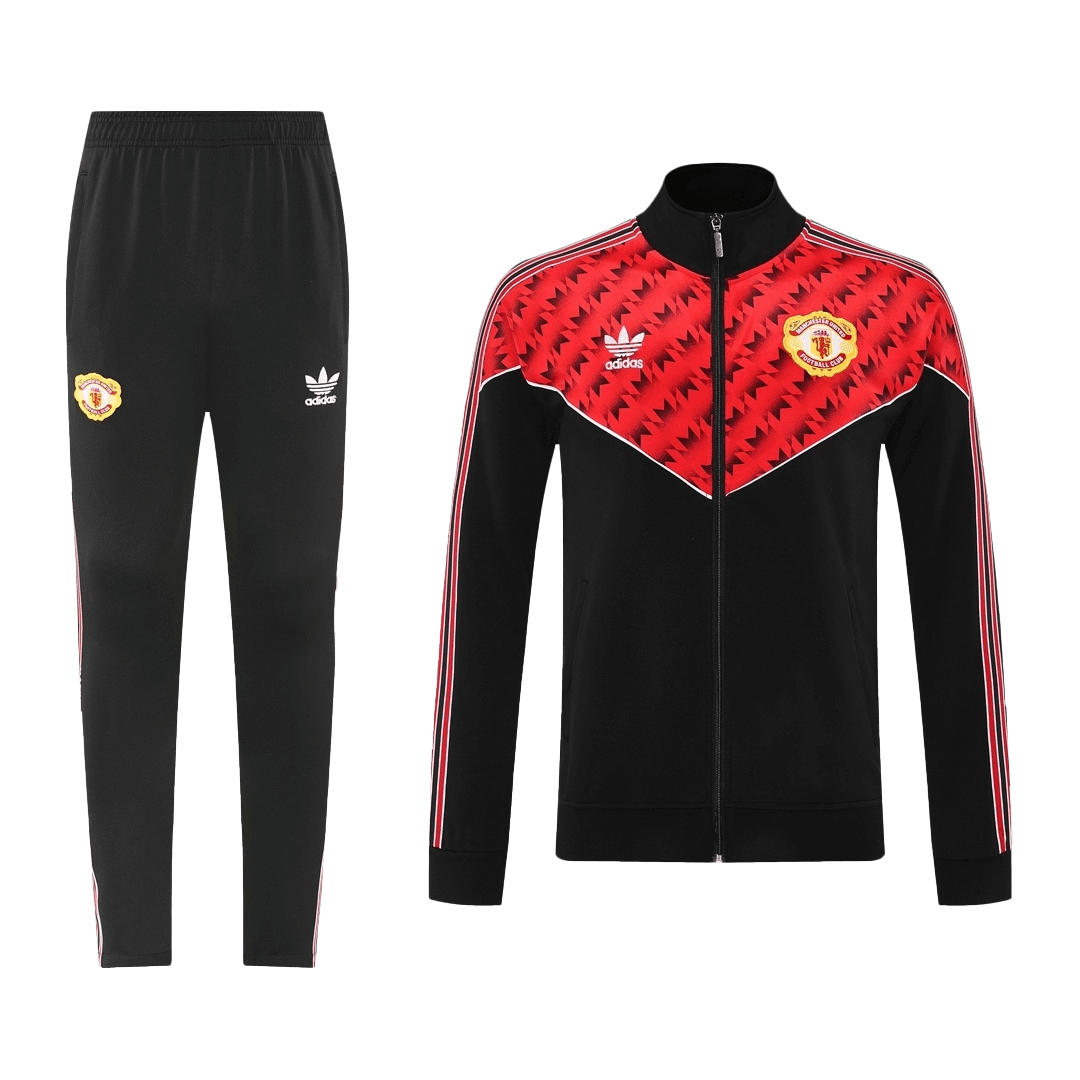 Manchester United Training Kit 2025/26 - Red&Black (Jacket+Pants) - gojersey