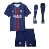 Kid's PSG Home Soccer Jersey Kit(Jersey+Shorts+Socks) 2025/26 Navy - gojersey
