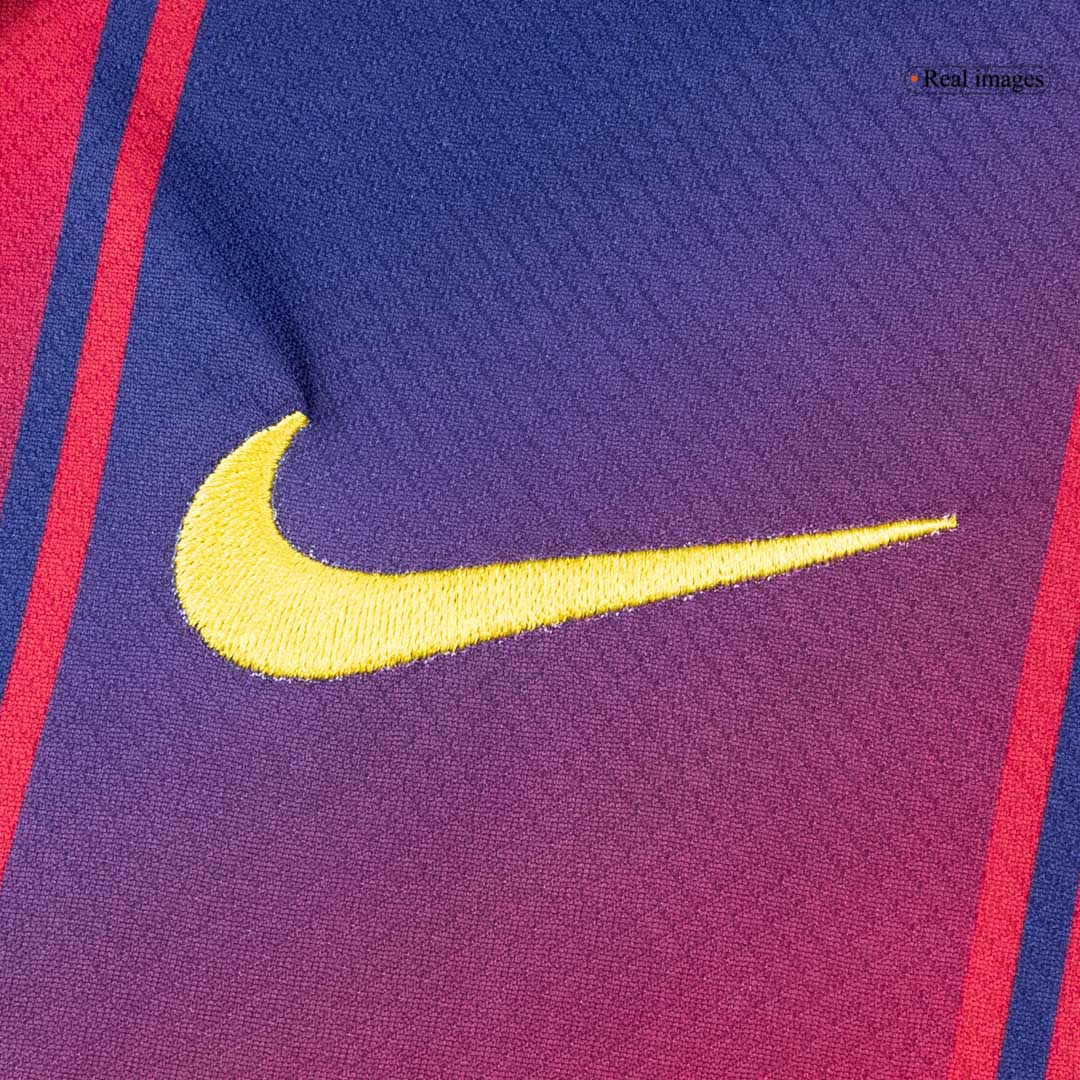 Barcelona Long Sleeve Home Soccer Jersey 2025/26 - gojersey