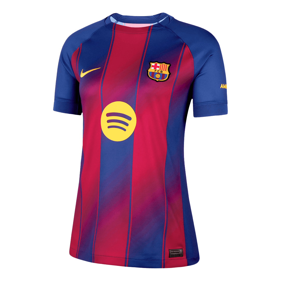 Women's Barcelona Home Soccer Jersey 2025/26 - gojersey