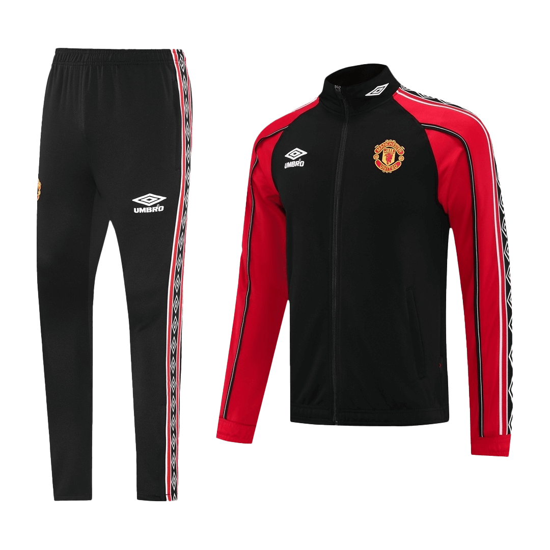 Manchester United Training Kit 2025/26 - Red&Black (Jacket+Pants) - gojersey