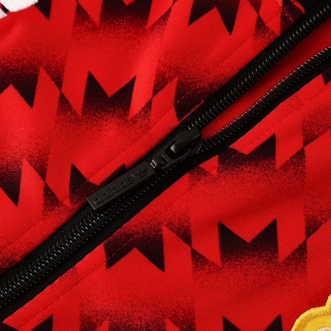 Manchester United Training Kit 2025/26 - Red&Black (Jacket+Pants) - gojersey