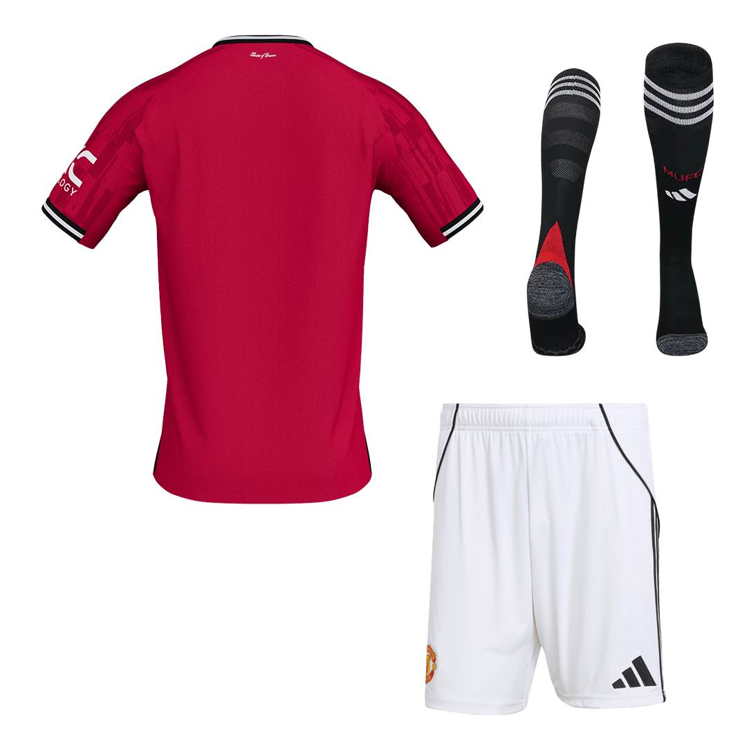 Manchester United Home Soccer Jersey Kit 2025/26 - gojersey