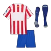 Kid's Atletico Madrid Home Soccer Jersey Kit(Jersey+Shorts+Socks) 2025/26 Red&White - gojersey