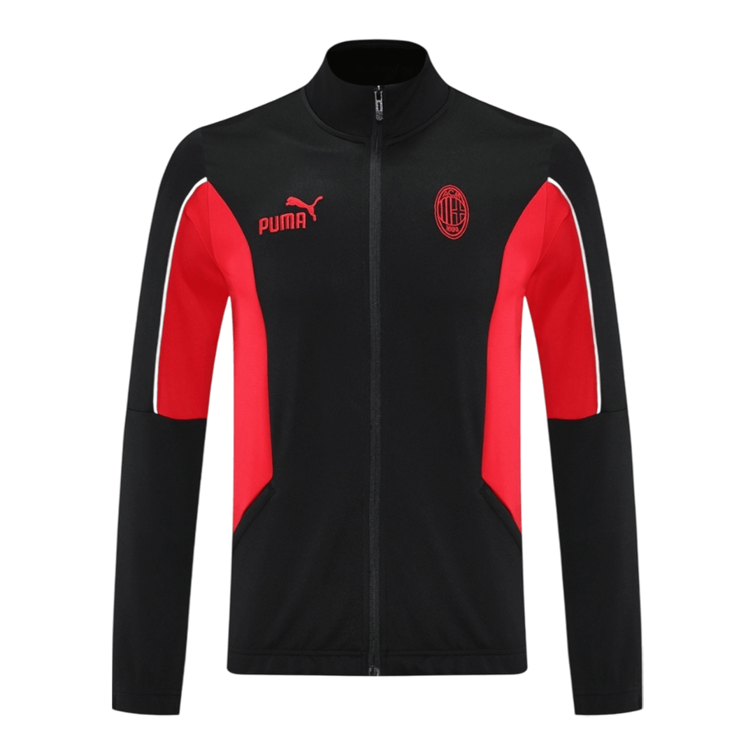 AC Milan Training Kit 2025/26 - Black (Jacket+Pants) - gojersey