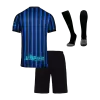 Kid's Inter Milan Home Soccer Jersey Kit(Jersey+Shorts+Socks) 2025/26 Blue&Black - gojersey
