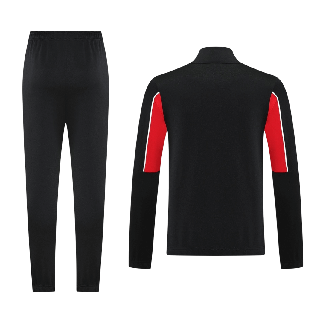 AC Milan Training Kit 2025/26 - Black (Jacket+Pants) - gojersey