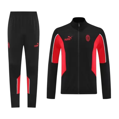 AC Milan Training Kit 2025/26 - Black (Jacket+Pants) - gojersey