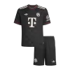 Kid's Bayern Munich Third Away Soccer Jersey Kit(Jersey+Shorts) 25/26 Black - gojersey