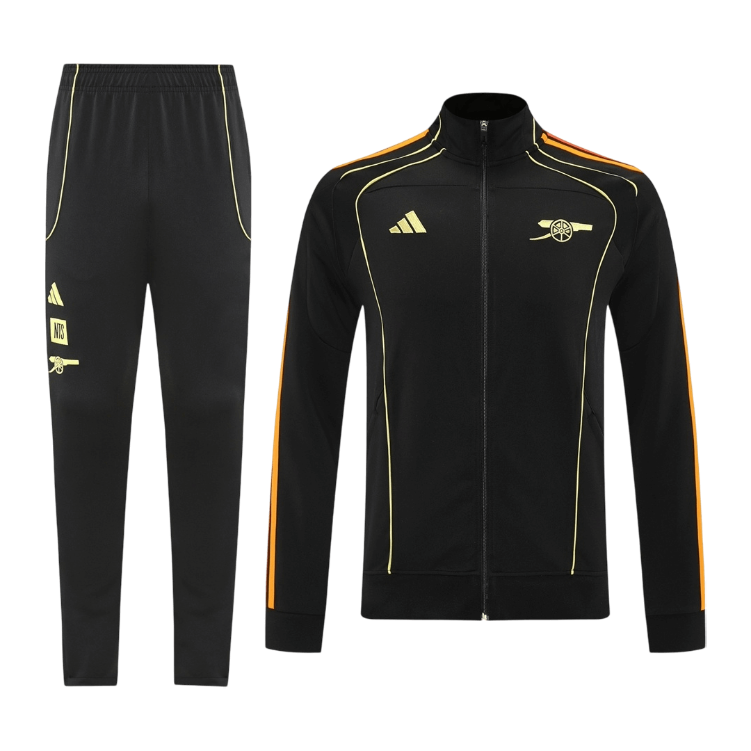 Arsenal Training Kit 2025/26 - Black (Jacket+Pants) - gojersey